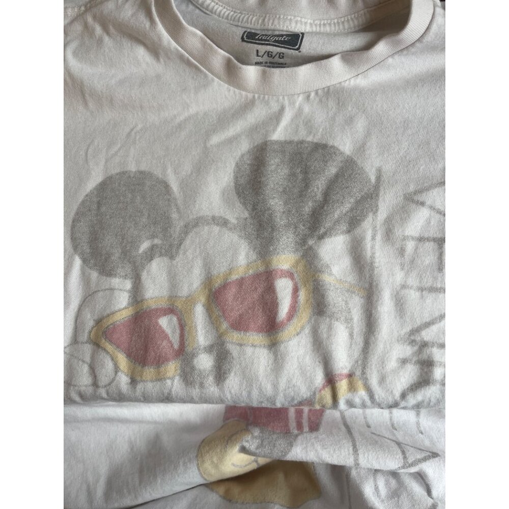 Tailgate Mickey Mouse Venice Beach T-Shirt Disney Graphic Tee Faded Cotton Sz L - Picture 6 of 7